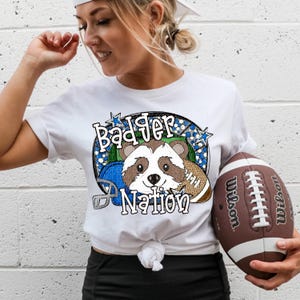 BADGERS FOOTBALL png, Badgers football digital for sublimation & dtf, Badgers Nation png, badgers png, Badgers Game Day png, Go Badgers png
