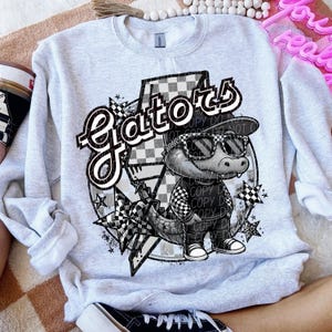 GATORS png, Gators school spirit digital for sublimation & dtf png, gators school spirit png, checker school spirit, gators game day png