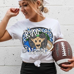 RAMS FOOTBALL png, Rams football digital for sublimation & dtf, Rams png, Rams Game Day png, football mom png, Go Rams png, Rams Nation png
