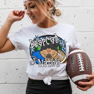 BEARCATS FOOTBALL png, Bearcats football digital for sublimation & dtf, Bearcat Nation png, bearcats png, Bearcats Game Day png, Go Bearcats