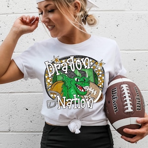 DRAGONS FOOTBALL png, Dragons football digital for sublimation & dtf, Dragons png, Dragons Game Day png, football mom png, Go Dragons png