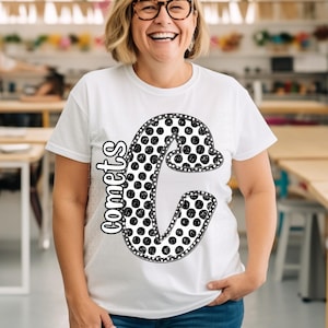 COMETS png, Comets School Spirit digital for sublimation & dtf, Comets dots png, dot school spirit png, Comets digital, Comets mascot png