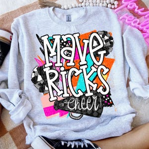 MAVERICKS CHEER png, Mavericks cheer digital for sublimation & dtf, mavericks png, Mavericks Game Day png, cheer mom png, Go Mavericks png