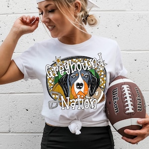 GREYHOUNDS FOOTBALL png, Greyhounds football digital for sublimation & dtf, Greyhounds png, Greyhounds Game Day png, Greyhound Nation png