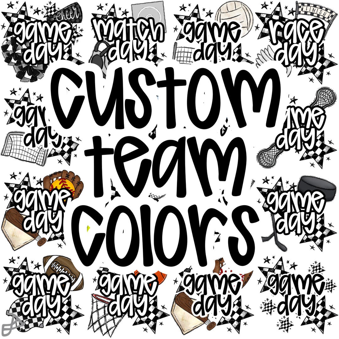 CUSTOM SPORT Png, Custom School Name and or Colors Png, Custom Mascot ...