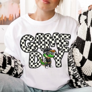 GATORS school spirit digital for sublimation & dtf png, gators game day png, retro gators png, checker school spirit, gators png