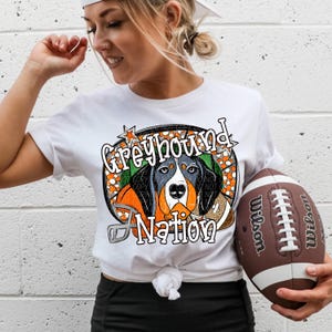 GREYHOUNDS FOOTBALL png, Greyhounds football digital for sublimation & dtf, Greyhounds png, Greyhounds Game Day png, Greyhound Nation png