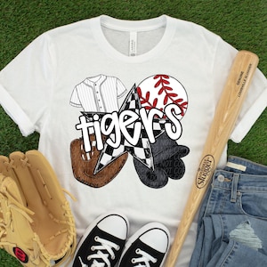 TIGERS BASEBALL png, Tigers baseball digital for sublimation & dtf, game day png, baseball game day png, baseball png, baseball mom png