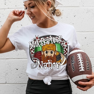 MUSKETEERS FOOTBALL png, Musketeers football digital for sublimation & dtf, Musketeers png, Musketeers Game Day png, Musketeer Nation png