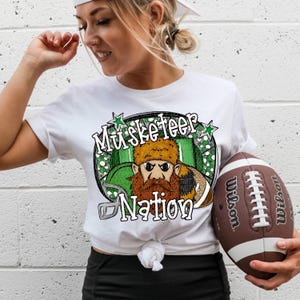 MUSKETEERS FOOTBALL png, Musketeers football digital for sublimation & dtf, Musketeers png, Musketeers Game Day png, Musketeer Nation png