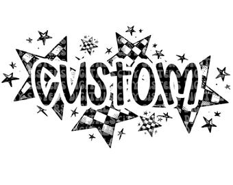 Parola personalizzata PNG: Design dello spirito scolastico (download digitale)