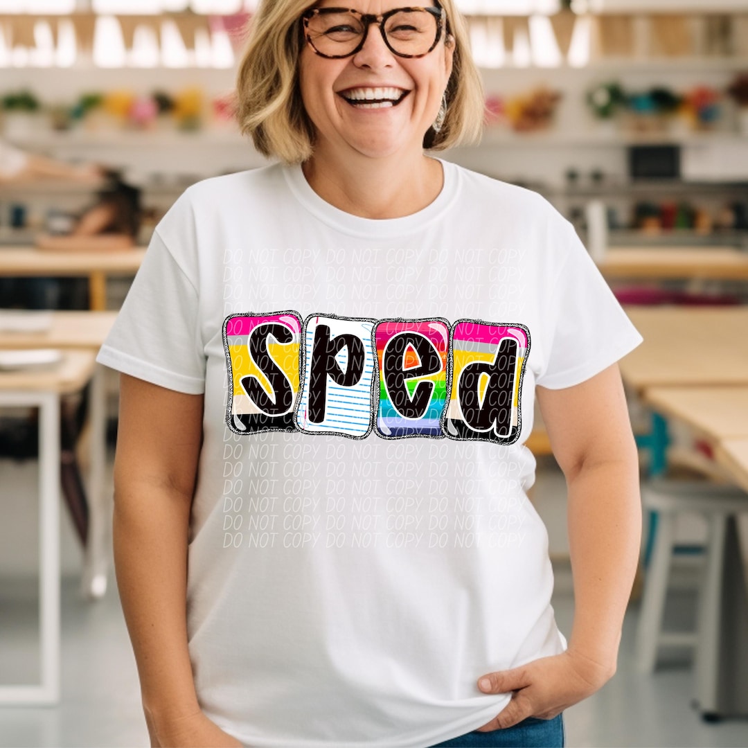 SPED Png, Sped Teacher Digital for Sublimation and Dtf, Teacher Life ...