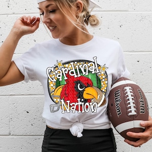 CARDINALS FOOTBALL png, Cardinals football digital for sublimation & dtf, Cardinals png, Cardinals Game Day png, Cardinal nation png