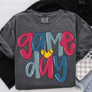 SOFTBALL GAME DAY png, softball digital for sublimation & dtf, softball png, Softball mom png, game day png