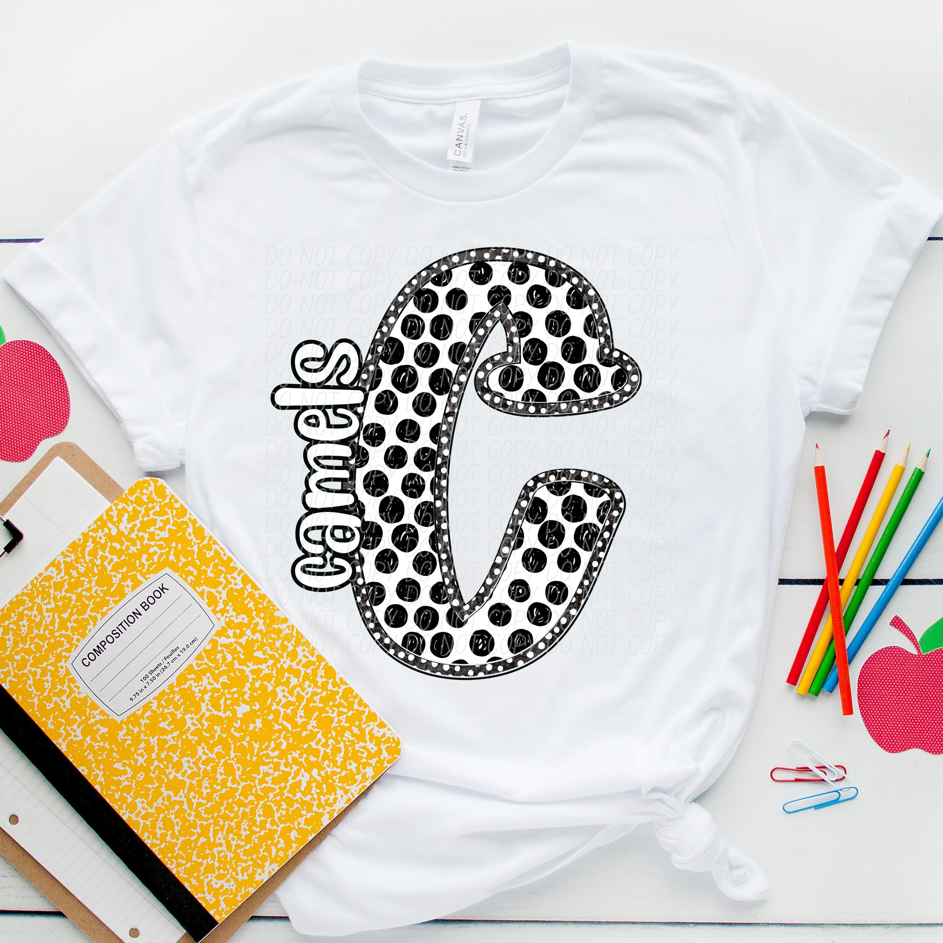 CAMELS png, Camels School Spirit digital for sublimation & dtf, Camels dots png, dot school spirit png, Camels digital, Camels mascot png