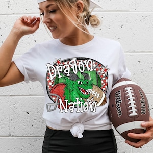 DRAGONS FOOTBALL png, Dragons football digital for sublimation & dtf, Dragons png, Dragons Game Day png, football mom png, Go Dragons png