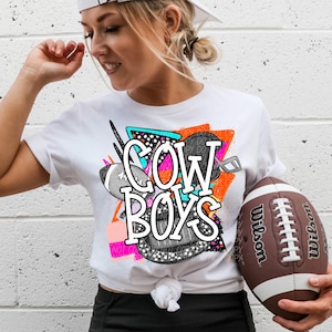 COWBOYS FOOTBALL png, Cowboys football digital for sublimation & dtf, Cowboys png, Cowboys Game Day png, football mom png, Go Cowboys png