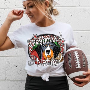 GREYHOUNDS FOOTBALL png, Greyhounds football digital for sublimation & dtf, Greyhounds png, Greyhounds Game Day png, Greyhound Nation png