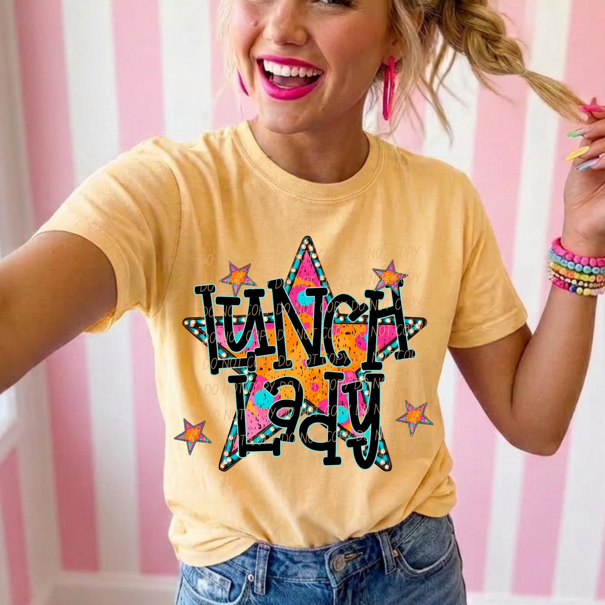 LUNCH LADY Png, Lunch Lady Digital for Sublimation and Dtf, Cafeteria ...