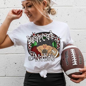 BEARCATS FOOTBALL png, Bearcats football digital for sublimation & dtf, Bearcat Nation png, bearcats png, Bearcats Game Day png, Go Bearcats