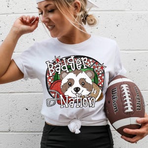 BADGERS FOOTBALL png, Badgers football digital for sublimation & dtf, Badgers Nation png, badgers png, Badgers Game Day png, Go Badgers png
