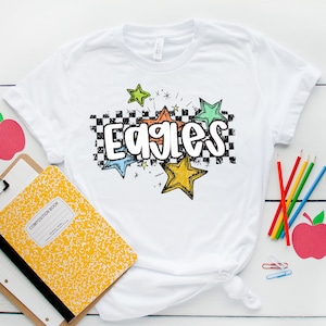 EAGLES png, Eagles School Spirit digital for sublimation & dtf, Eagles stars png, stars school spirit png, Eagles mascot pg, Eagles digital