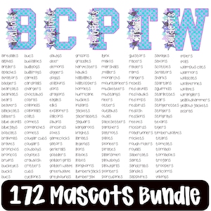 MASCOT BUNDLE GOOGLE Drive, 172 Mascots with mockups in this drive, school spirit bundle png, mascot bundle, preppy checker mascot bundle