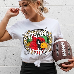 CARDINALS FOOTBALL png, Cardinals football digital for sublimation & dtf, Cardinals png, Cardinals Game Day png, Cardinal nation png