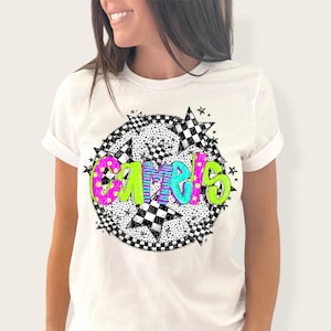 CAMELS png, bright camels png, digital for sublimation and dtf, school spirit png, retro school spirit png, rainbow camels png