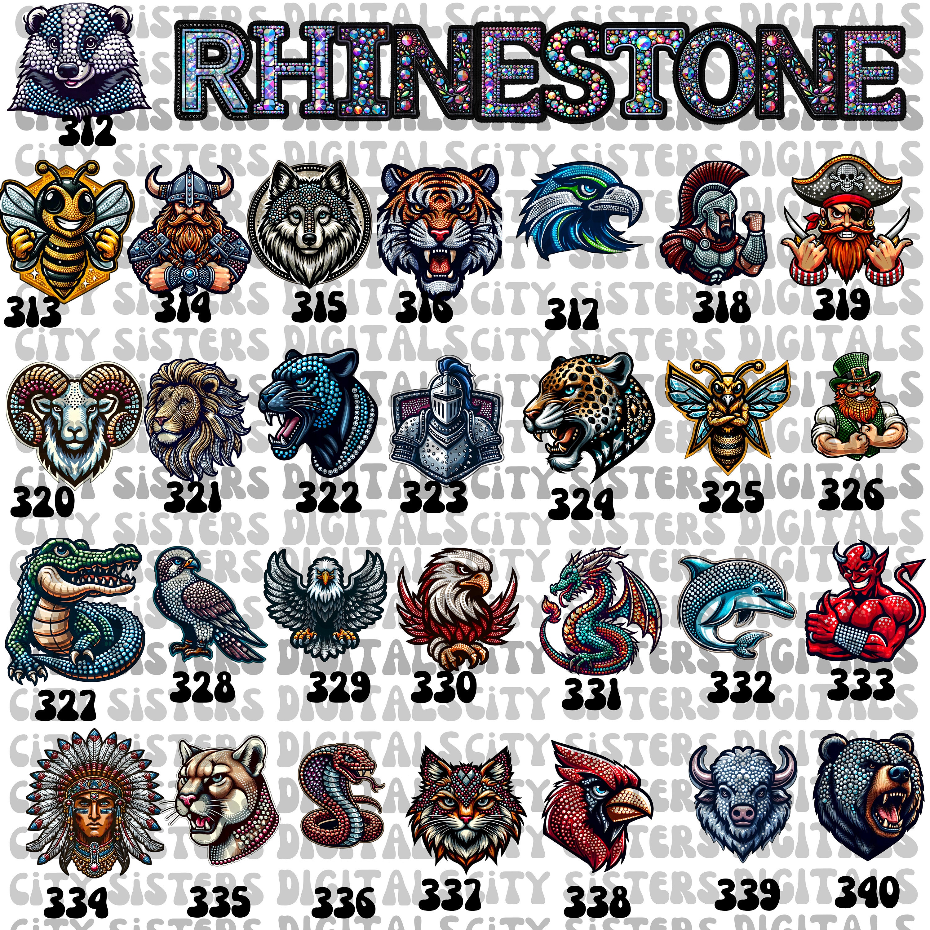 CUSTOM RHINESTONE LOUD and Proud Png, 340 Mascots, Digital for ...