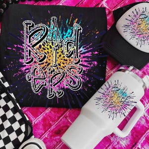 RAIDERS png, Raiders digital for sublimation & dtf, bright school spirit png, Raiders school spirit png, 80&#39;s Raiders png, Raiders mascot