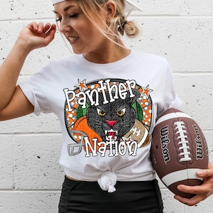 PANTHERS FOOTBALL png, Panthers football digital sublimation & dtf, Panthers png, Panthers Game Day png, Go Panthers, Panthers Nation png