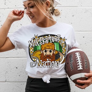 MUSKETEERS FOOTBALL png, Musketeers football digital for sublimation & dtf, Musketeers png, Musketeers Game Day png, Musketeer Nation png