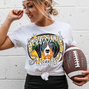 GREYHOUNDS FOOTBALL png, Greyhounds football digital for sublimation & dtf, Greyhounds png, Greyhounds Game Day png, Greyhound Nation png