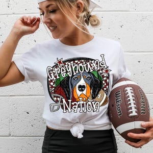 GREYHOUNDS FOOTBALL png, Greyhounds football digital for sublimation & dtf, Greyhounds png, Greyhounds Game Day png, Greyhound Nation png