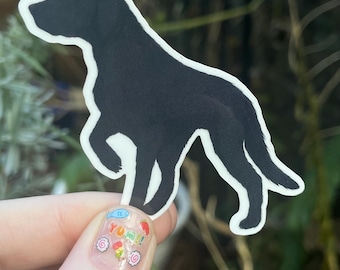 Black Labrador Retriever sticker