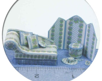 ONE INCH SCALE Potted Yellow Iris With Leaves In Clay Pot $5.00 - Foto 12