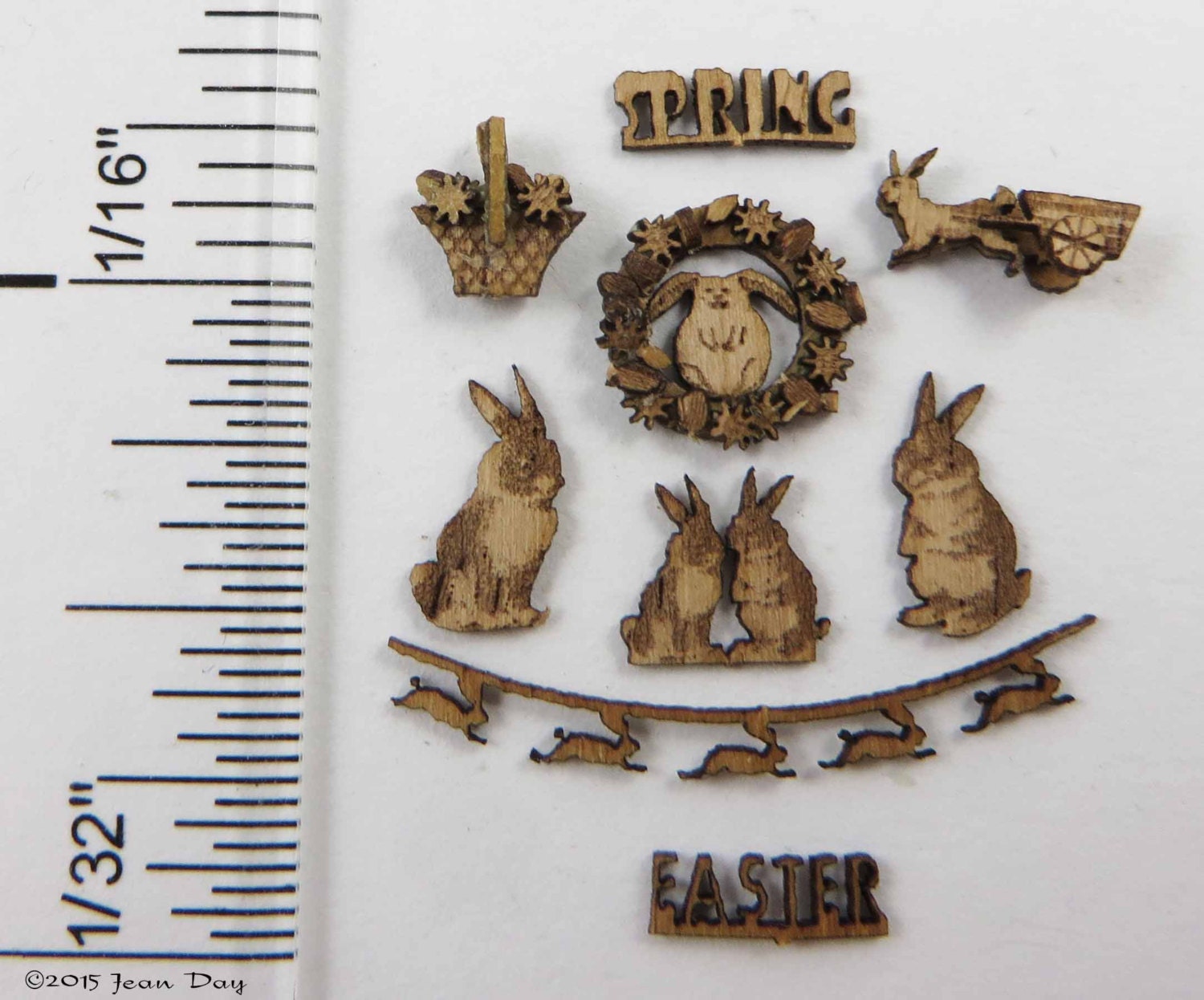 KIT Spring Bunny Accessories Laser Cut KIT 1/4 Inch 148 Etsy