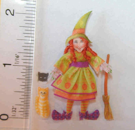 Izzy the Witch and Cleo the Cat Fabric Doll Kit DK001 - Etsy Canada Izzy the Witch and Cleo the Cat Fabric Doll Kit DK001 - Etsy Canada