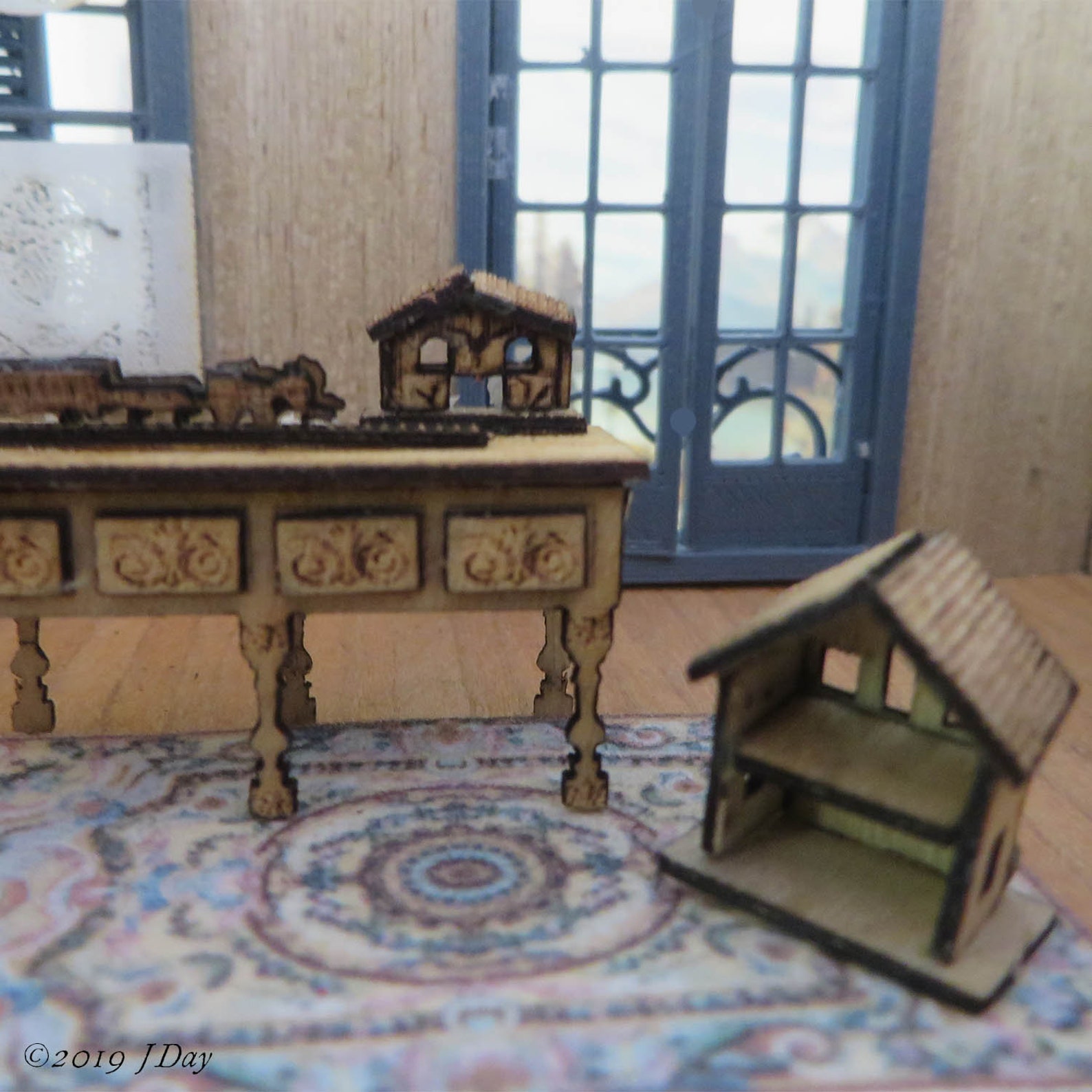 KIT Dollhouse Train & Station Toy Kit Laser Cut and Engraved Etsy Canada