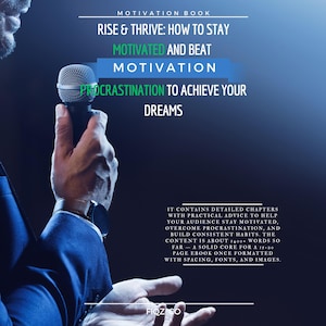Motivation eBook: Rise and Thrive, Beat Procrastination (PDF Download)