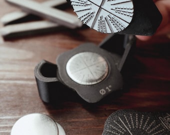 Guide Line Stamp for Metal Blanks – Precise Alignment of Patterns & Angles – Stamp-A-Line