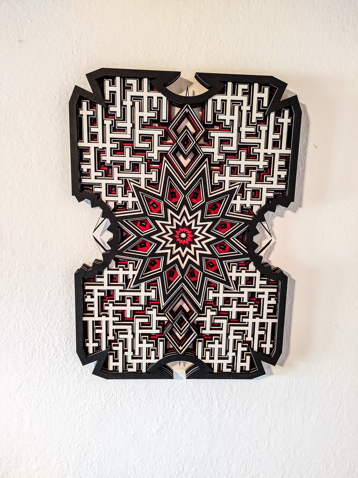 Mandala, Multilayer Mandala, Wall Decoration, Wall Art, Dfx, Svg, Ai ...