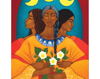 Mexican Inspired Home Decor by Tamara Adams Paper Giclee Print of Original Painting Prayer Painting