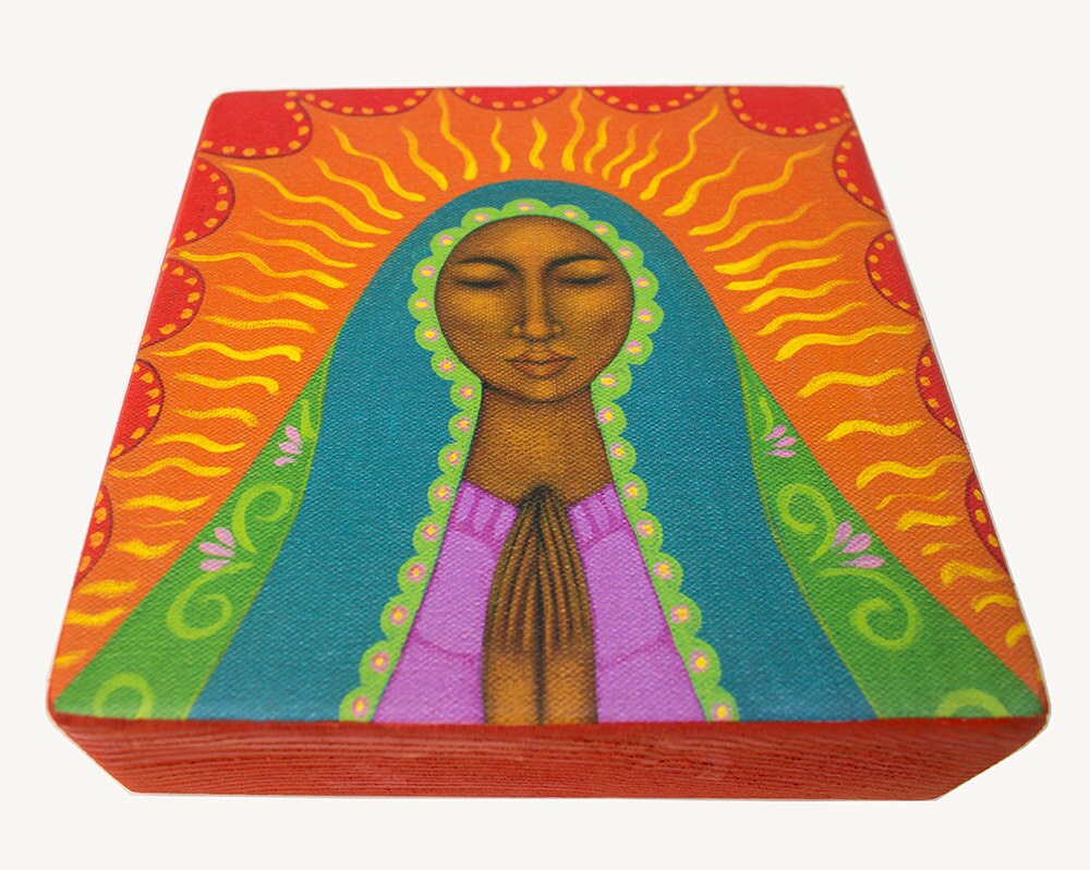 Mexican Inspired Home Decor by Tamara Adams Paper Giclee Print of Original Painting Prayer Painting
