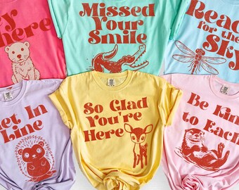 Comfort Colors First Day of School Teacher Shirt, Matching Teacher Team Group Shirts, Back To School Teacher Tee, Vintage Animal Print Tee