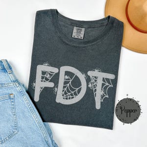 Slightly Subtle Anti Trump Halloween Shirt, Funny FDT TShirt, Spooky Season Anti-Trump Top, Halloween Costume, FDT Spiderweb Tee