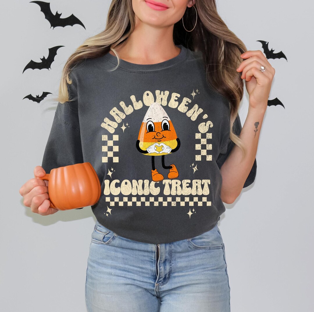 Emoji T Shirt Halloween Candy Corn Emoji Cool Sunglasses main image 0