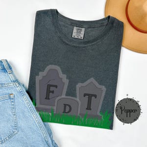 Slightly Subtle Anti Trump Halloween Shirt, Funny FDT TShirt, Spooky Season Anti-Trump Top, Halloween Costume, FDT Tombstone Tee