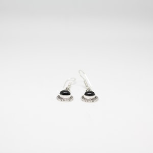 Black onyx earrings | Small Dangle Earrings | Handmade Earrings | Gemstone Earrings | Gift for her| Handmade jewelry |Black stone earrings